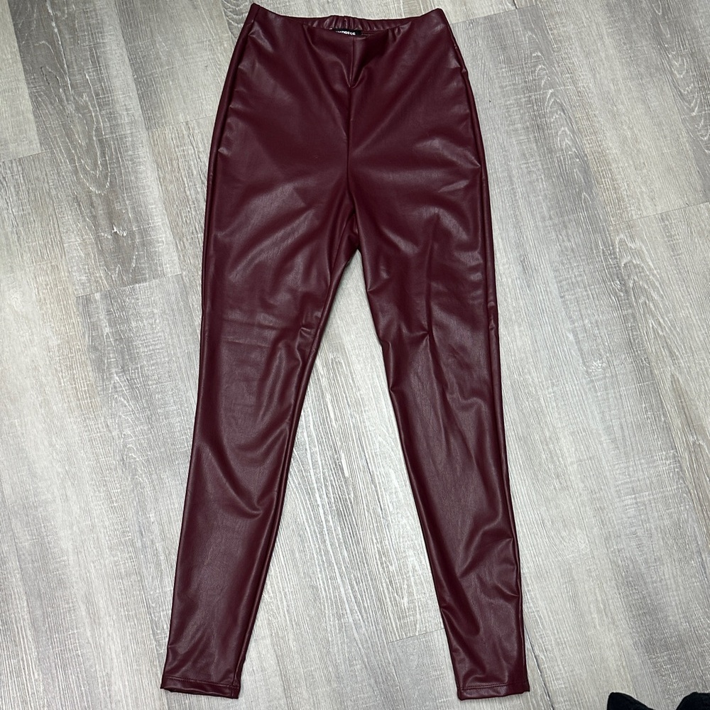 Express Burgundy Skinny Pants